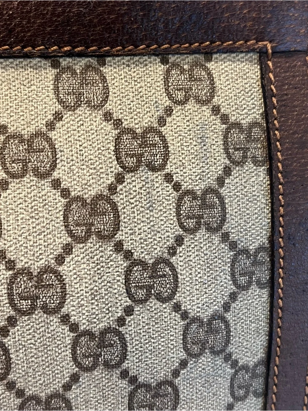 Vintage Gucci GG Supreme Web Clutch/Pouch